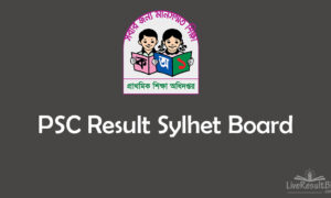 PSC Result 2021 Sylhet Board