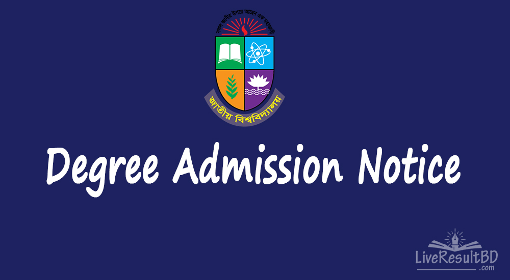 NU Degree Admission Circular