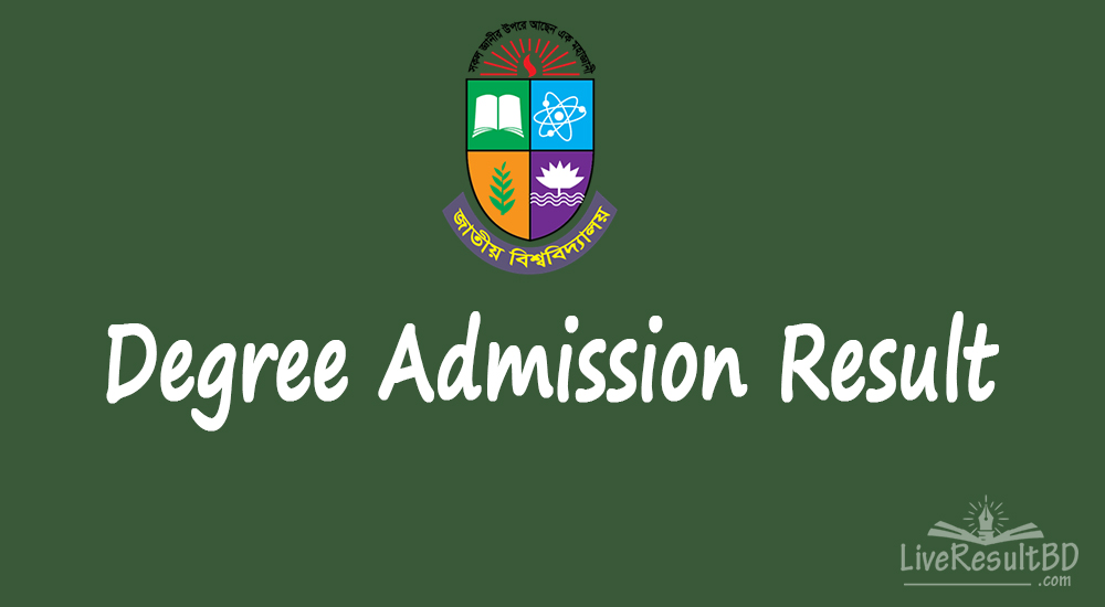 NU Degree Admission Result